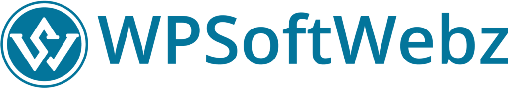 WPSoftWebz | WordPress SoftWebz Logo Blue PNG