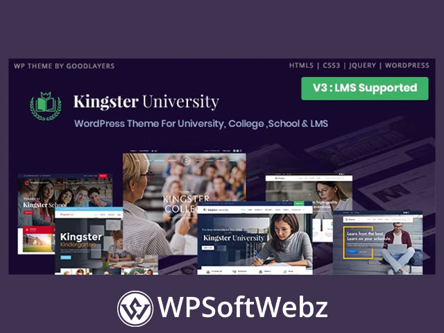 Kingster – Education WordPress For University, College and School