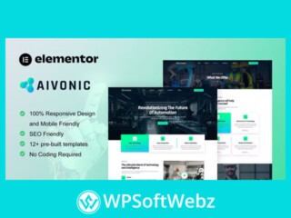 Aivonic - AI & Robotics Elementor Pro Template Kit