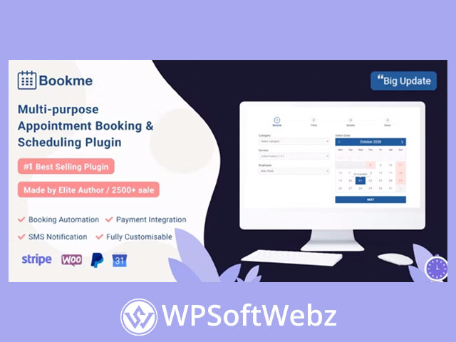 Bookme – WordPress Appointment Booking Scheduling Plugin