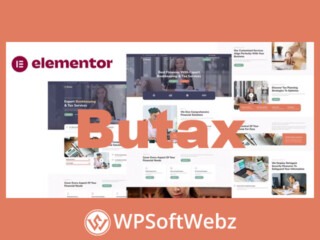 Butax - Tax Service & Financial Advisor Elementor Template Kit