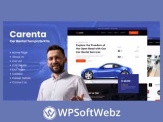 Carenta - Car Rental Business Elementor Template Kits