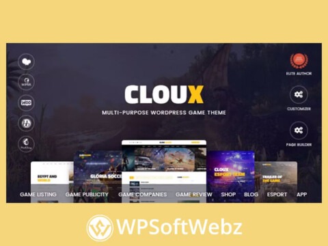 Cloux - Game & Gaming WordPress Theme