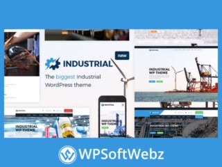 Industrial - Factory Business WordPress Theme