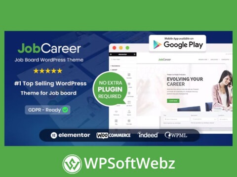 JobCareer | Job Board Responsive WordPress Theme