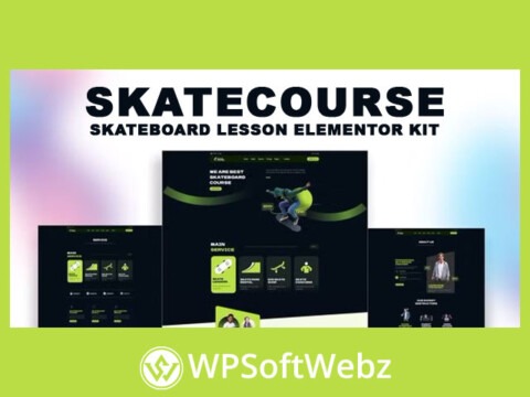 Skatecourse - Skateboard Lesson Elementor Kit