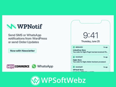 WPNotif - WordPress SMS & WhatsApp Message Notifications