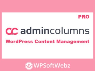 Admin Columns Pro - WordPress Content Management Plugin