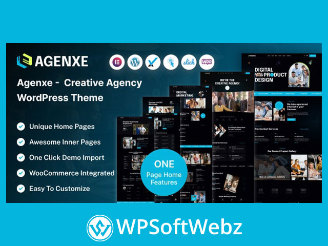 Agenxe Theme - Creative AgencyTheme For WordPress