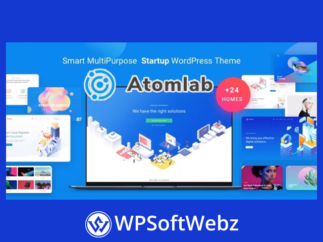 Atomlab Theme- Startup Landing Page Theme For WordPress