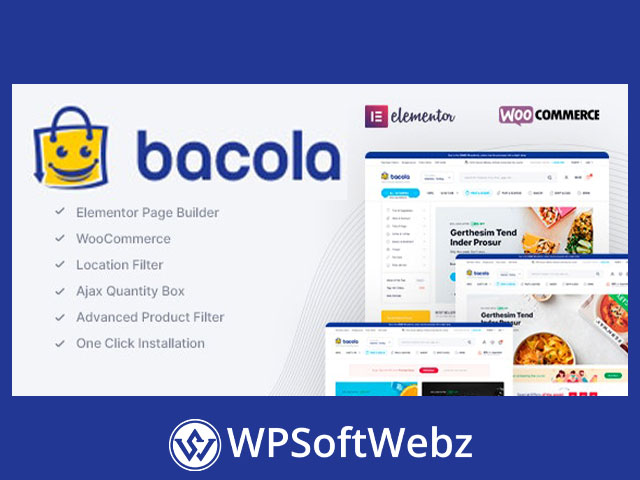 Bacola - Grocery Store and Food eCommerce Theme