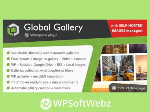 Global Gallery - Wordpress Responsive Gallery Plugin