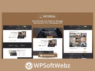 Intereal - Architecture & Interior Design Elementor Pro Template Kit