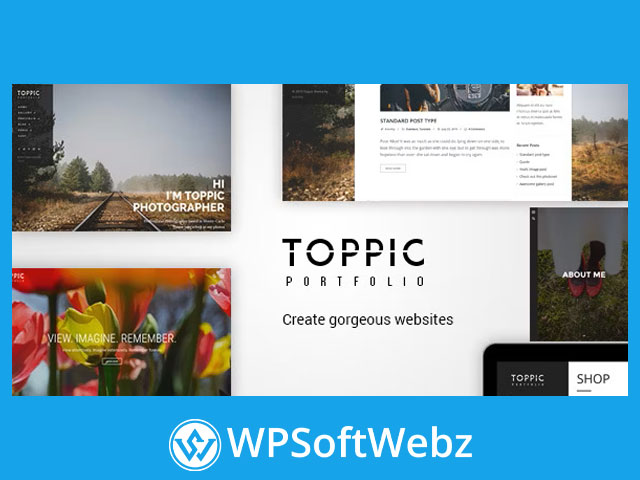 TopPic Theme - The Ultimate Photography Portfolio Solution