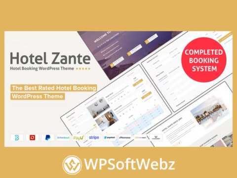 Hotel Zante - Hotel WordPress Theme