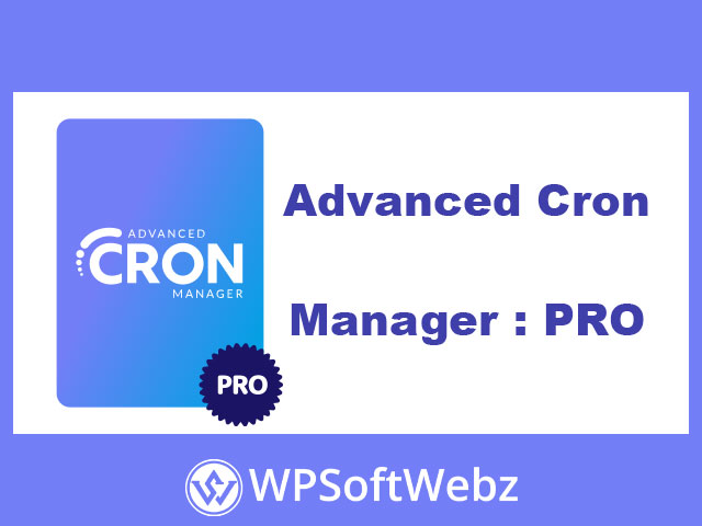 Advanced Cron Manager PRO