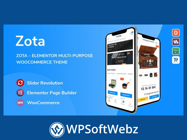 Zota - Elementor Multi-Purpose WooCommerce Theme