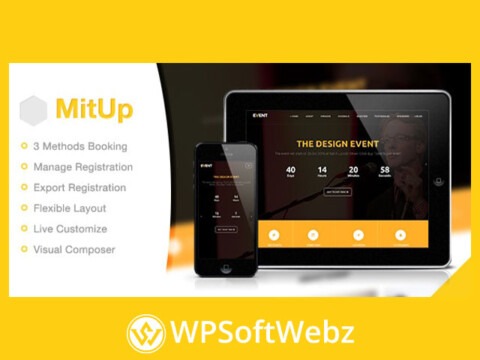 MitUp – Event Conference WordPress Theme