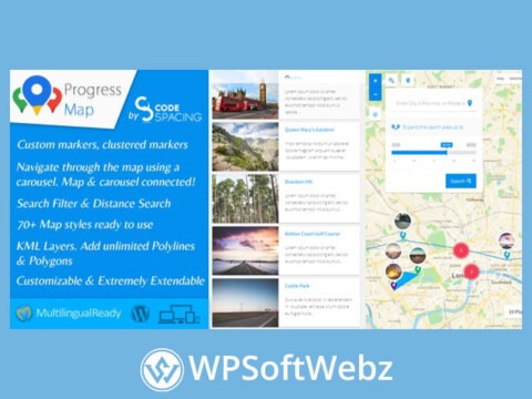 Progress Map WordPress Plugin