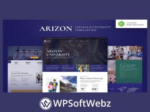 Arizon – College & University Elementor Template Kit