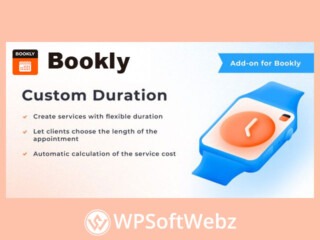 Bookly Custom Duration Add-on