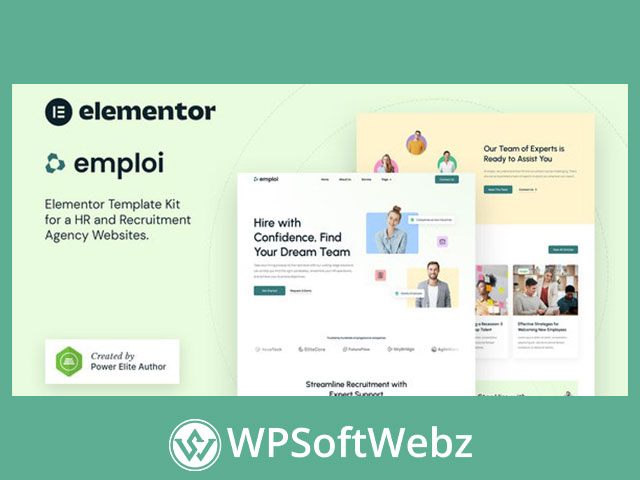 Emploi – Human Resources & Recruitment Agency Elementor Template Kit