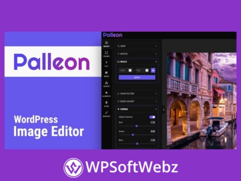 Palleon WordPress Image Editor | WpsoftWebz | WordPress SoftWebz