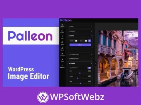 Palleon WordPress Image Editor | WpsoftWebz | WordPress SoftWebz