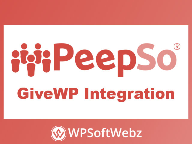 PeepSo GiveWP Integration