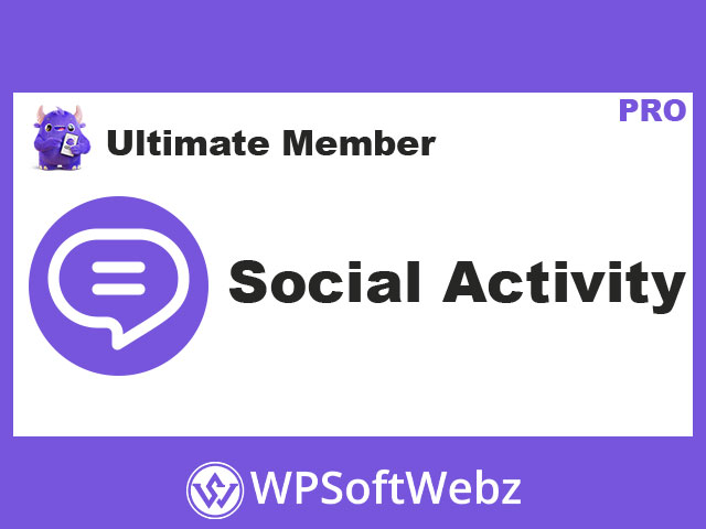 Ultimate Member Social Activity Addon