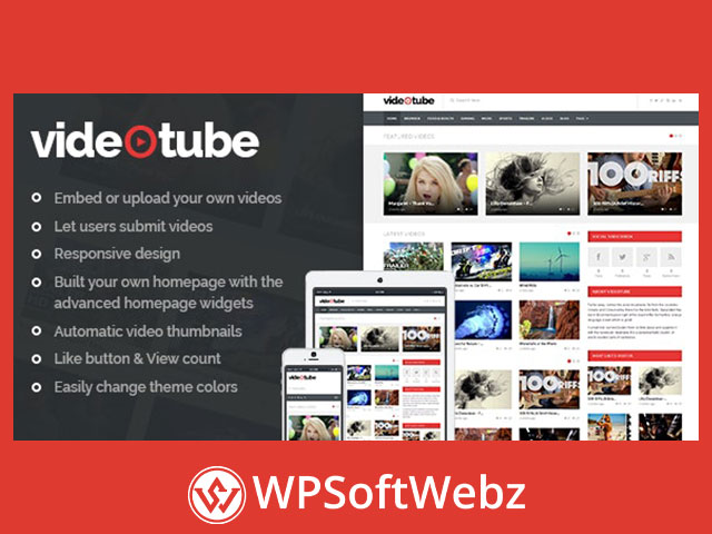 VideoTube - Responsive Video WordPress Theme