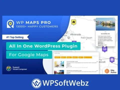 WP Maps Pro - Advanced Google Maps Plugin for WordPress