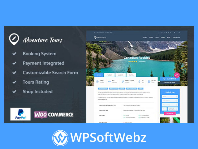 Adventure Tours - WordPress Tour/Travel Theme