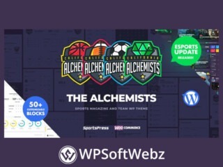 Alchemists Theme - Sports, eSports & Gaming Club and News