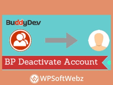 BuddyPress Deactivate Account plugin