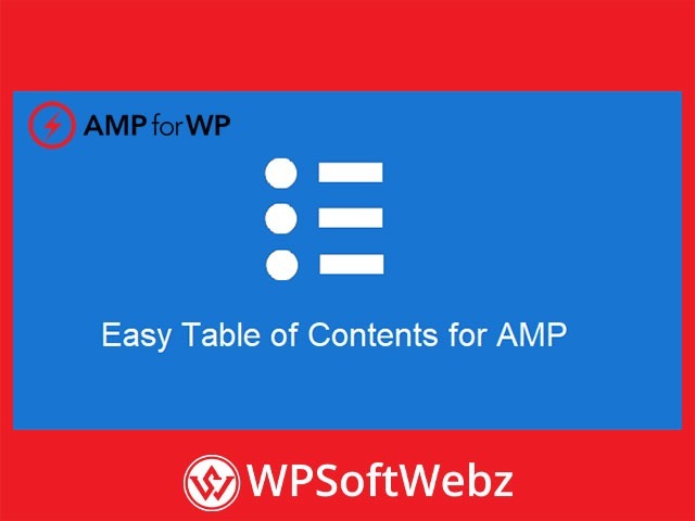 Easy Table of Contents for AMP - By AMPforWP