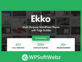 Ekko WordPress Theme with Page Builder