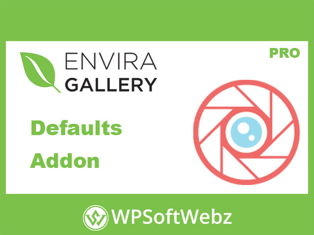 Envira Gallery Defaults Addon