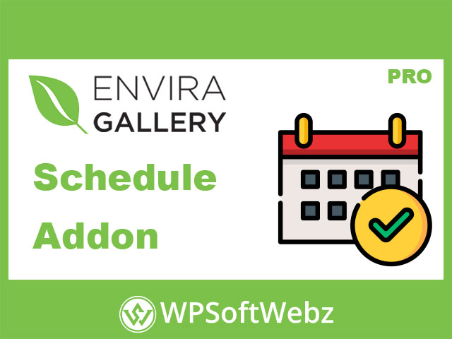 Envira Gallery Schedule Addon