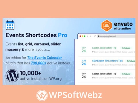 Events Shortcodes Pro Plugin for The Events Calendar | Events Shortcodes & Templates Pro Addon For The Events Calendar