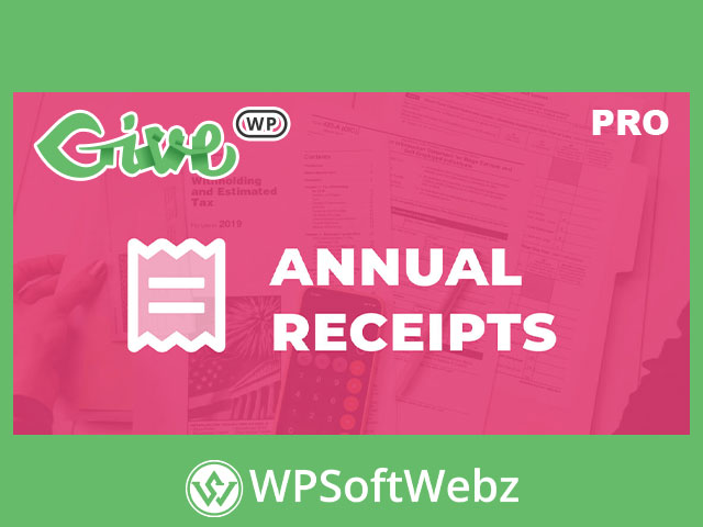 GiveWP Annual Receipts Add-on