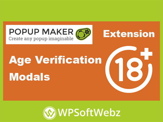 Popup Maker Age Verification Modals Extension