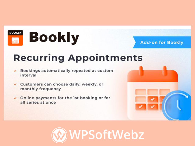 Bookly Recurring Appointments Add-on