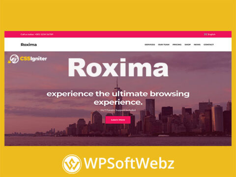 Roxima WordPress Theme - CSSIgniter