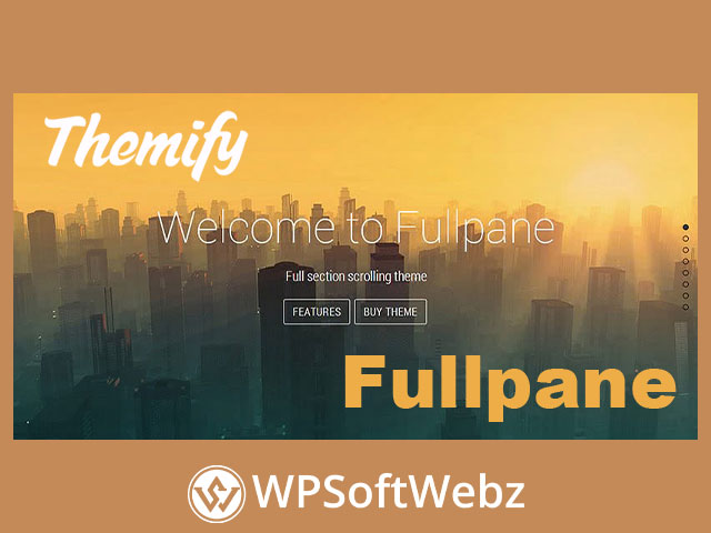 Themify Fullpane Theme For WordPress