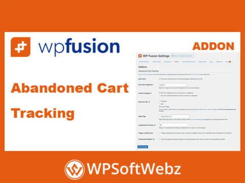 WP Fusion Abandoned Cart Tracking Addon