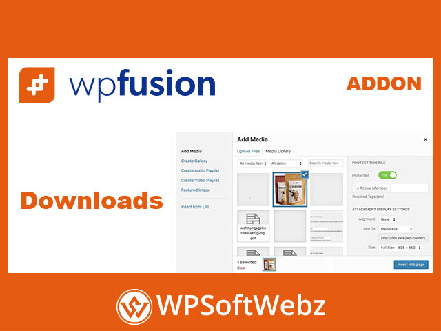 WP Fusion Downloads Addon