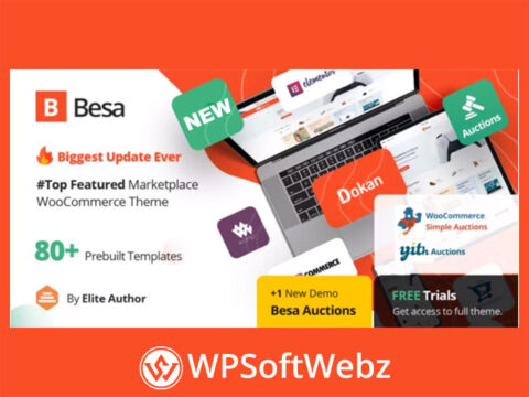 Besa - Elementor Marketplace WooCommerce Theme