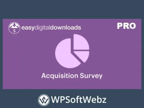 Easy Digital Downloads Acquisition Survey Addon