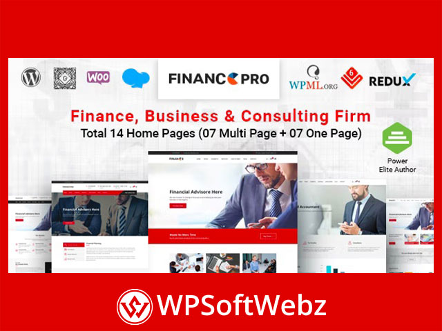 Finance Pro – Business & Consulting WordPress Theme